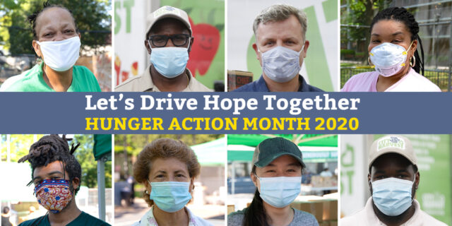Let's Drive Hope Together: Hunger Action Month 2020