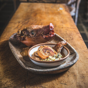 Exclusive Suckling Pig Feast in Peasant’s Private Wine Room – $25,000
